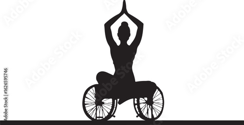 White background isolation of a wheelchair for disabled mobility