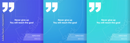 3D bubble testimonial banner, quote, infographic. Social media post template designs for quotes. Empty speech bubbles, quote bubbles and text box. Vector Illustration EPS10.