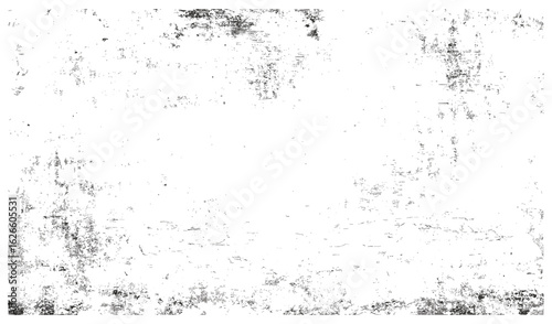 Distressed vintage concrete wall background with rough grunge overlay, fractured rubber scratches, dirt and dust damage, urban grit patterns, stained broken texture, noise and vignette effects