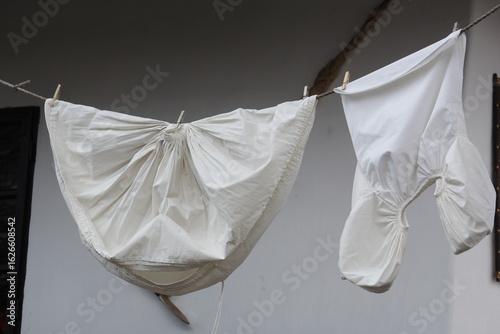 panties on a clothesline