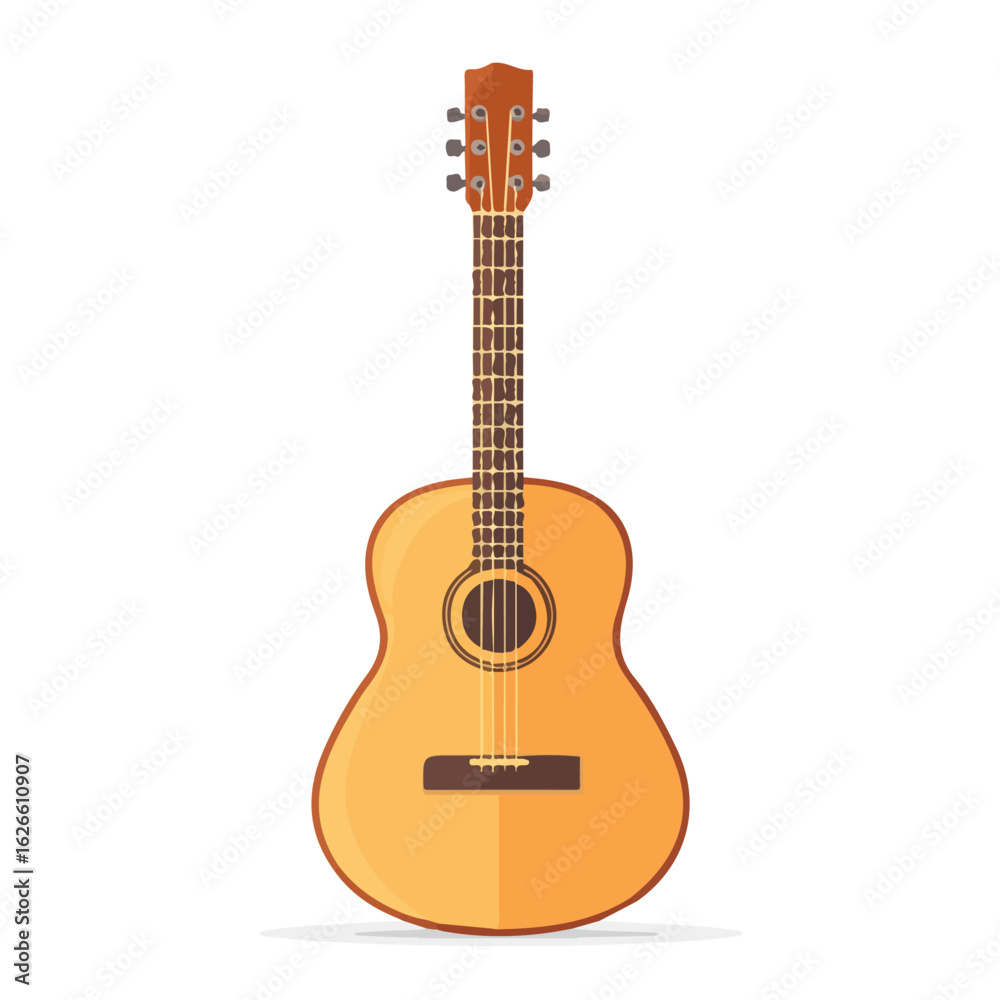 Fototapeta premium Flat 2D Guitar String Winder illustration, vector graphic in icon style, on white background
