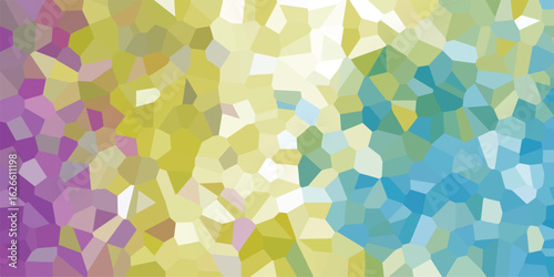 Abstract geometric mosaic in cool tones displaying a gradient effect perfect for backgrounds and digital designs creative visual concept