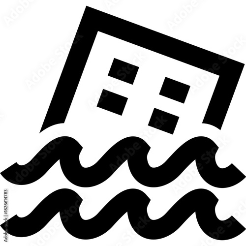 Sinking Building