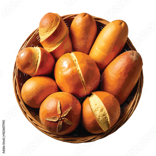 hazelnuts in a basket