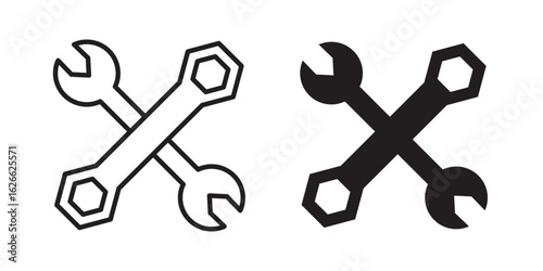 Tools icon, outline style icon for web site or mobile app, vector graphics