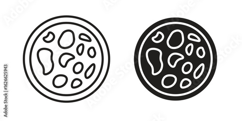 Thalassaemia icon, outline style icon for web site or mobile app, vector graphics