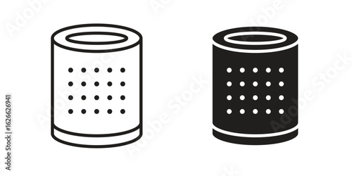 Smart speaker icon, outline style icon for web site or mobile app, vector graphics