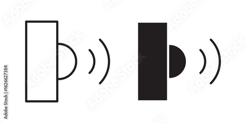 Sensor icon, outline style icon for web site or mobile app, vector graphics