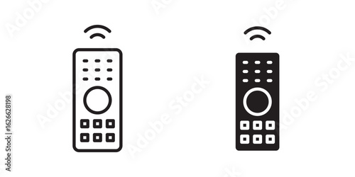 Remote control icon, outline style icon for web site or mobile app, vector graphics