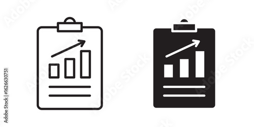 Marketing strategy icon, outline style icon for web site or mobile app, vector graphics