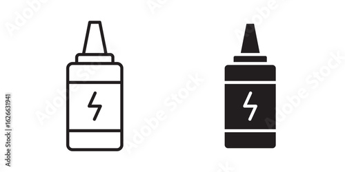 Isotonic icon, outline style icon for web site or mobile app, vector graphics