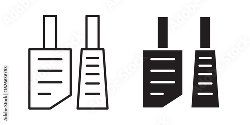 car pedal icon, outline style icon for web site or mobile app, vector graphics