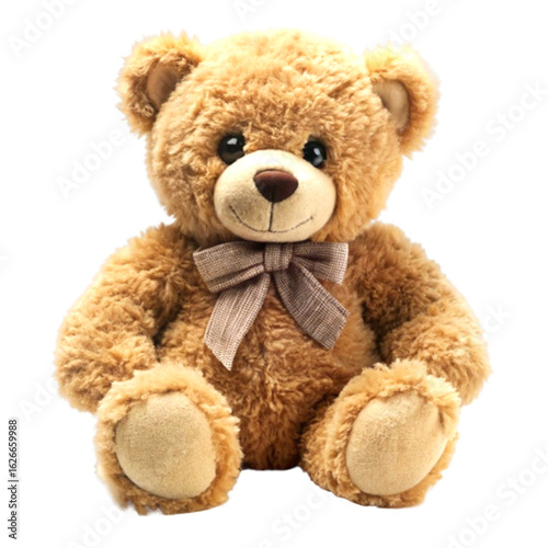 teddy bear on white