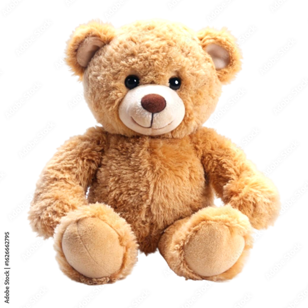 Fototapeta premium teddy bear on white