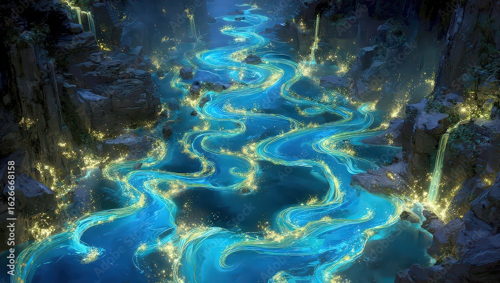 Fototapeta premium Global Night View Of Europe And Asia