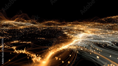 Abstract city landscape