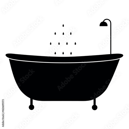 bath tub with shower