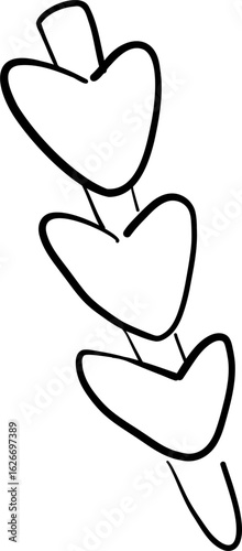 Hand Drawn Hairband Cute Accessory