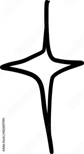 Minimal Star and Heart Ornament