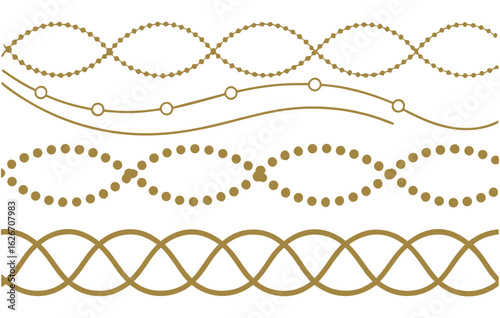 Elegant Vector Line Brushes – Ornamental Border Collection
