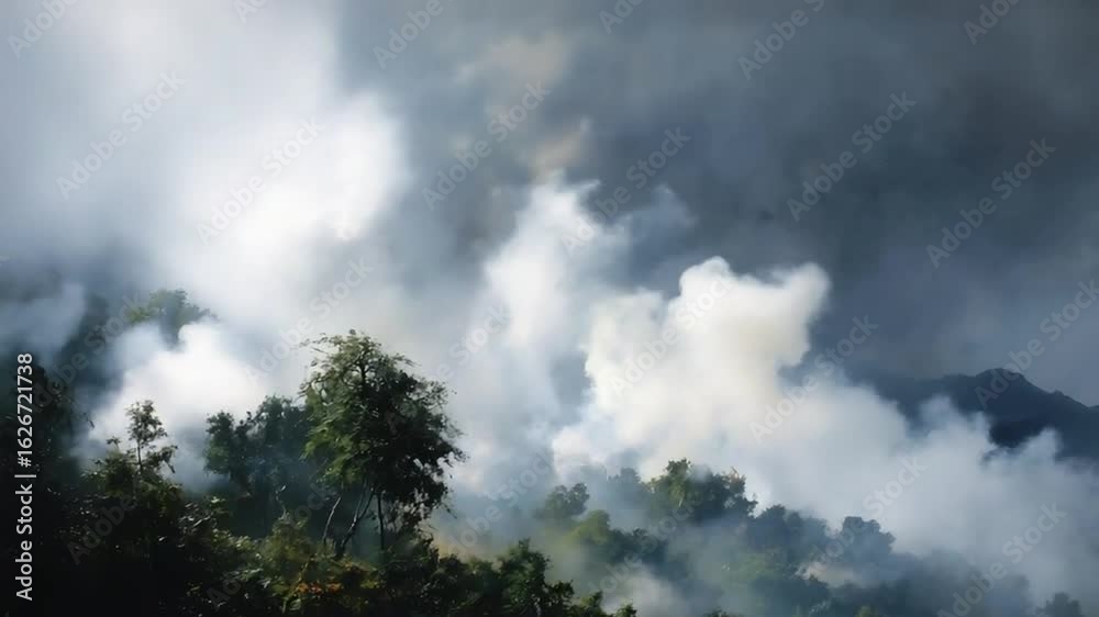 Smoky mountain landscape Smoky mountain landscape