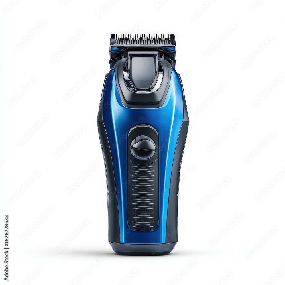 Obraz premium Modern Blue Electric Hair Clipper for Men's Grooming and Styling Needs