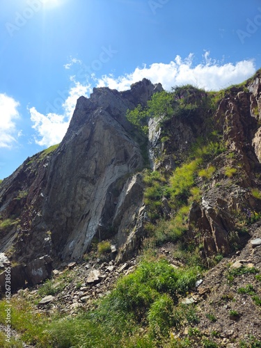 high mountain landscape