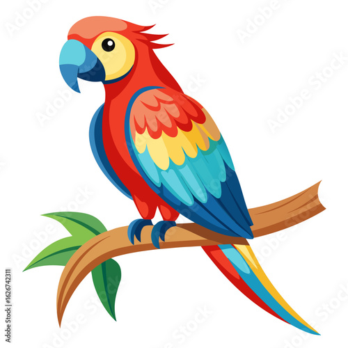 parrot on a branch