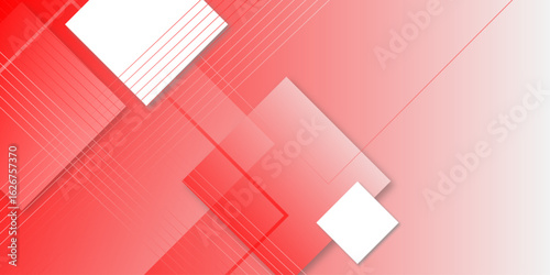 Red gradient geometric background suitable for corporate designs, promotional material. creative minimalist and various modern geometric shapes for background perfect for wallpaper business, design. 