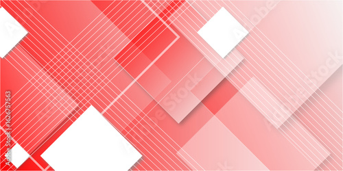Red gradient geometric background suitable for corporate designs, promotional material. creative minimalist and various modern geometric shapes for background perfect for wallpaper business, design. 