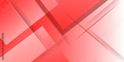 Red gradient geometric background suitable for corporate designs, promotional material. creative minimalist and various modern geometric shapes for background perfect for wallpaper business, design. 