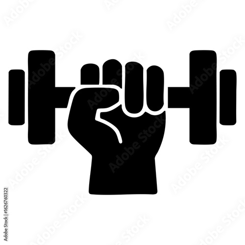 hand hold dumbells