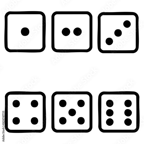 all 6 dices