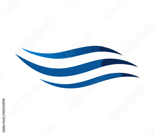 Water wave Logo Template. Water Design Elements. Can be used as icon, symbol ora logo design.