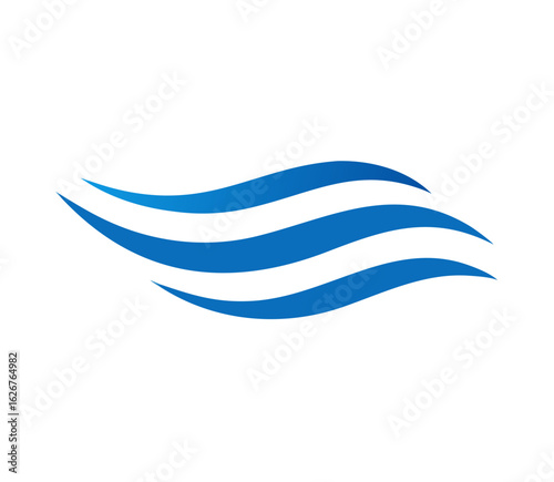 Water wave Logo Template. Water Design Elements. Can be used as icon, symbol ora logo design.