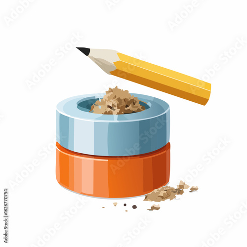 pencil and sharpener