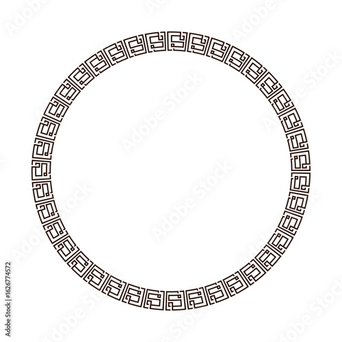 Decorative frame in greek style.