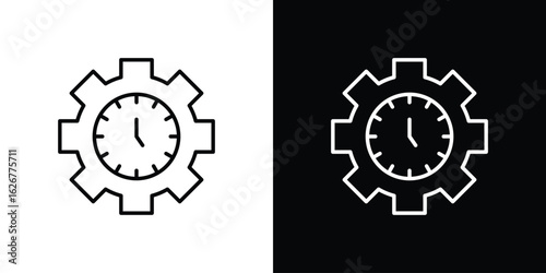 Trendy icon, outline vector sign, logo design download