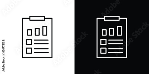 Quota icon, outline vector sign, logo design download