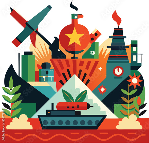 War and peace icon