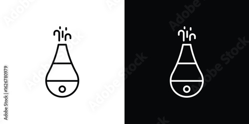 Humidifier icon, outline vector sign, logo design download