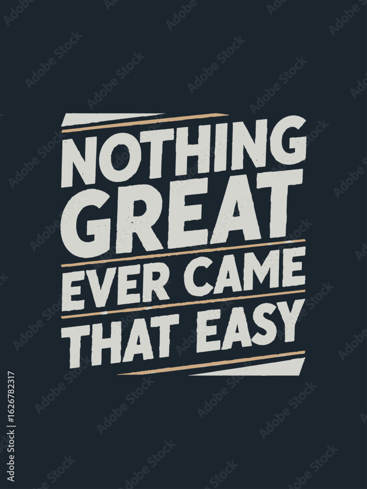 Obraz premium T-shirt design layout. Minimal and creative text typography for t-shirt design template.