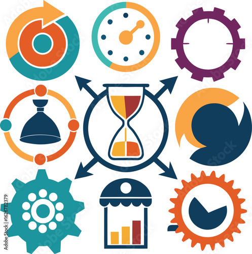 business icons set