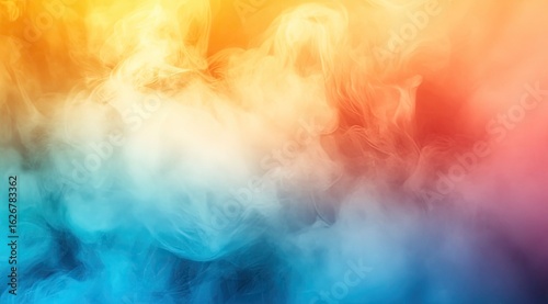 Abstract smoke swirls in vibrant hues (1)