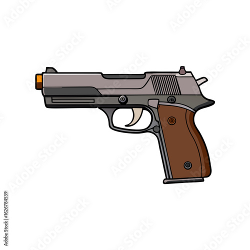 Creative Taurus PT92 Vector Style on White