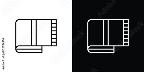 blanket icon, outline vector sign, logo design download