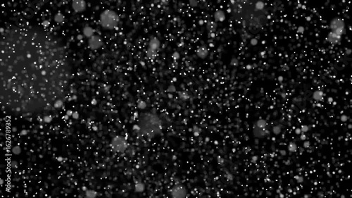 Seamless Vortex Snowfall Background For Magical Christmas Videos