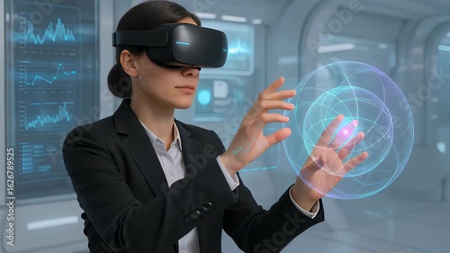 Engaging With Advanced Technology Through Virtual Reality in a Futuristic Setting