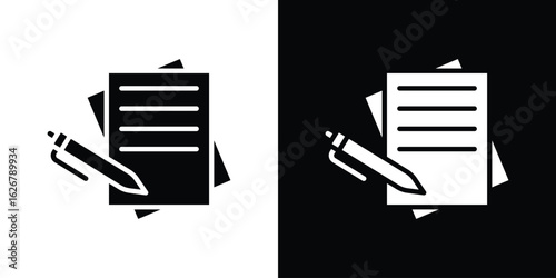 Wills and trusts icon, glyph style icon for web site or mobile app