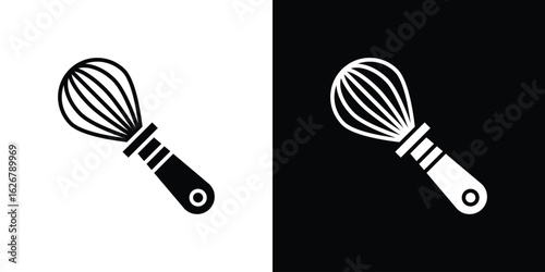 Whisk icon, glyph style icon for web site or mobile app